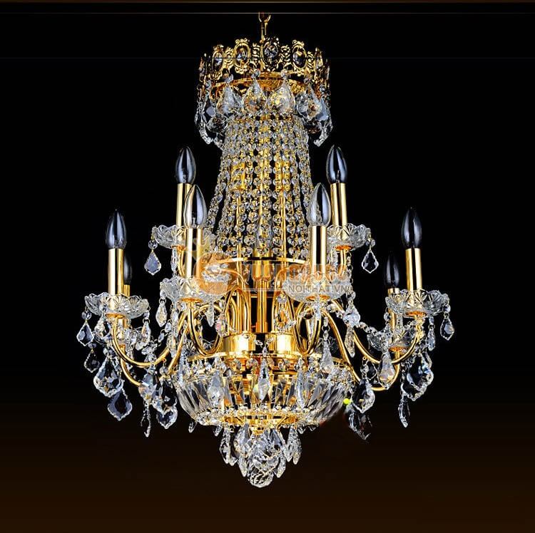 Đèn chùm pha lê phong cách châu âu CM187-12